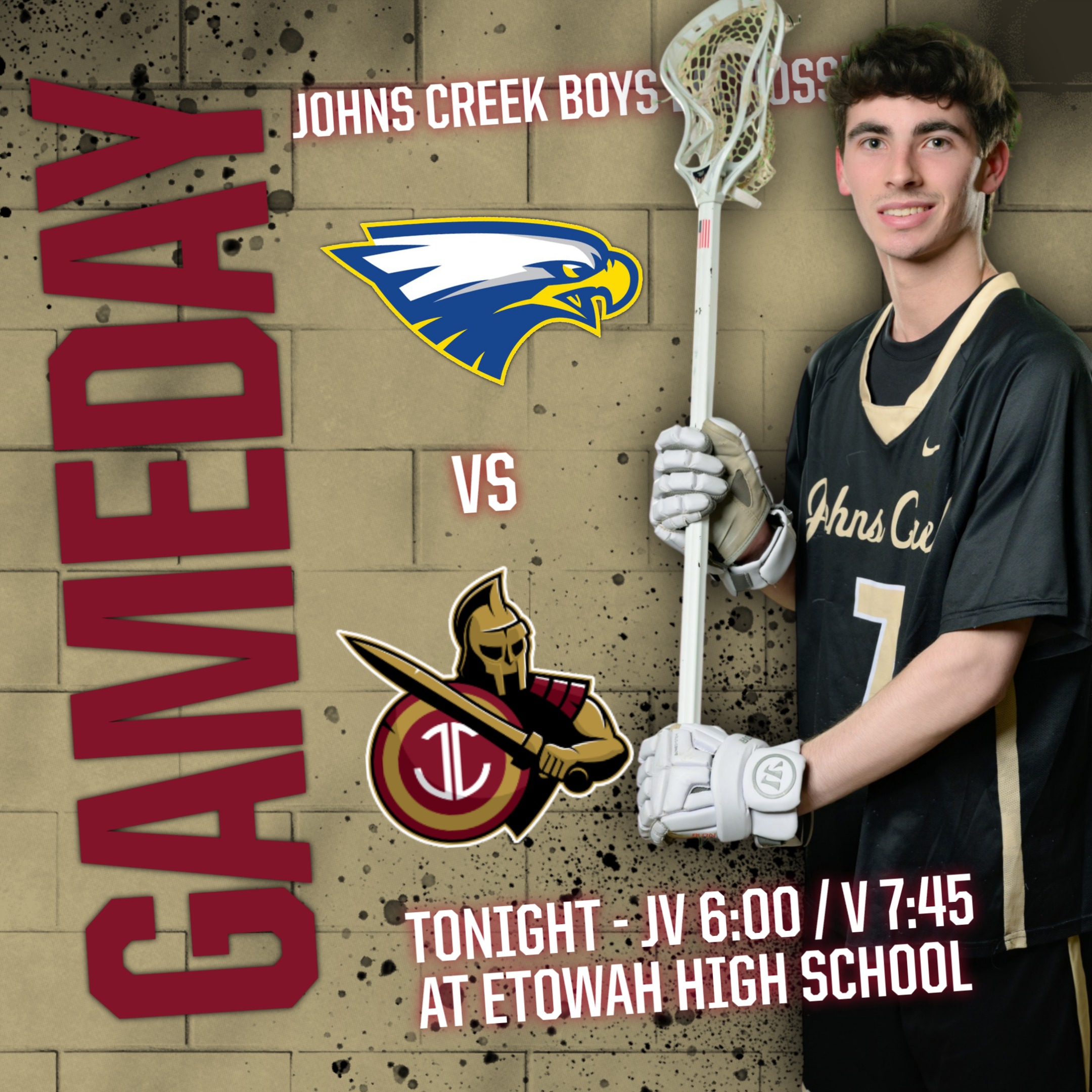 Boys Lacrosse Tonight at Etowah
