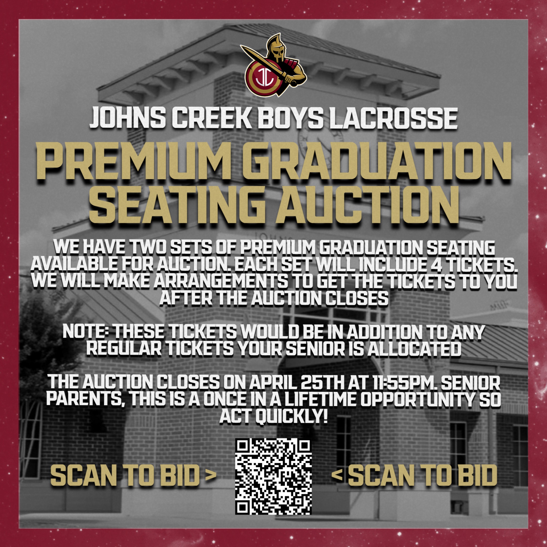 Premium Graduation Seating Auction