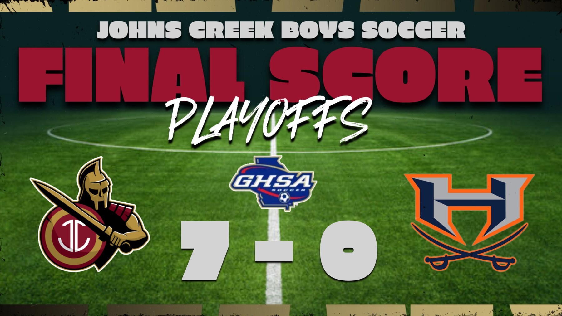 Boys Soccer Elite 8 Bound Topping Habersham