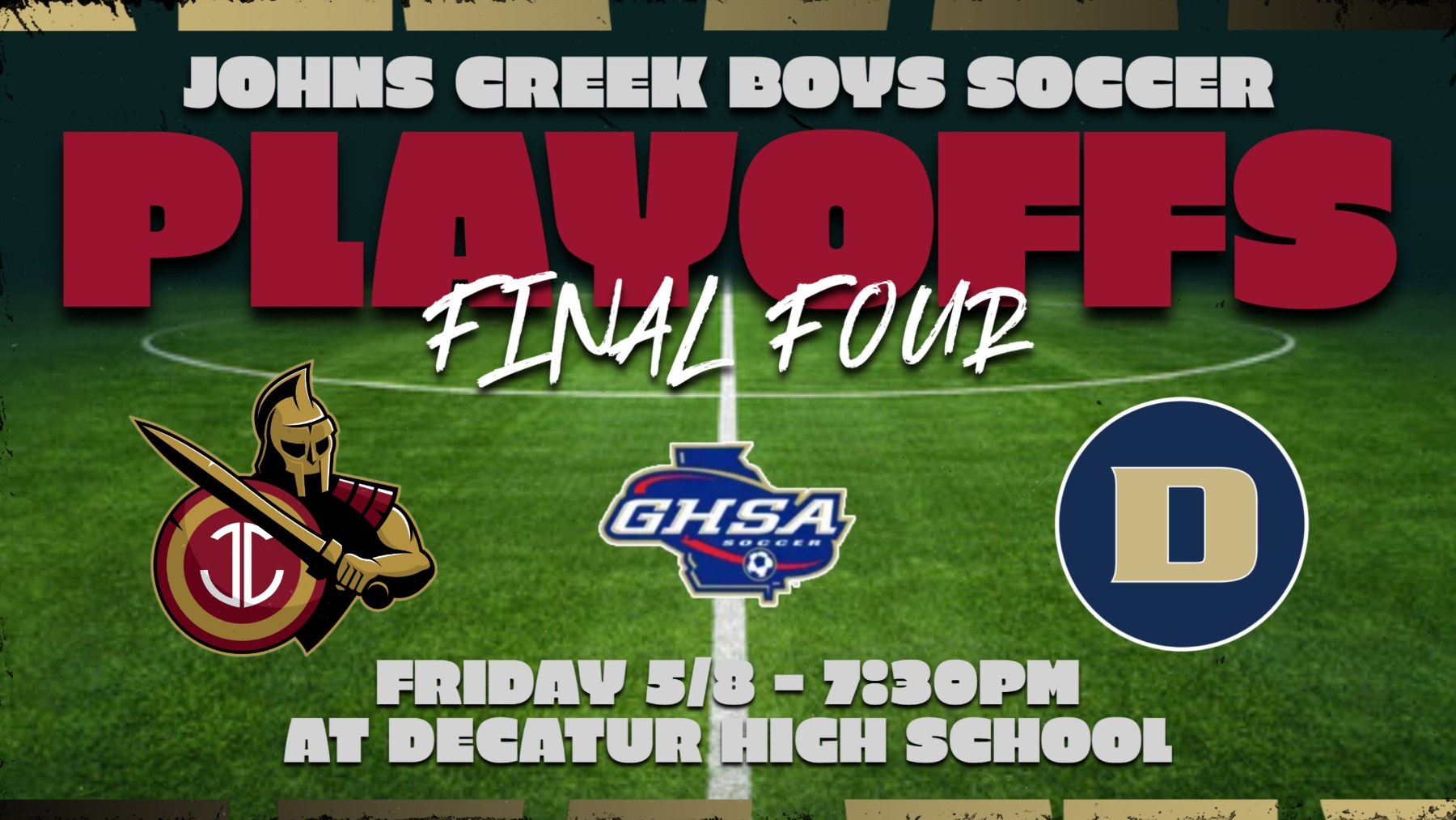Boys Soccer Final Four Tomorrow at Decatur