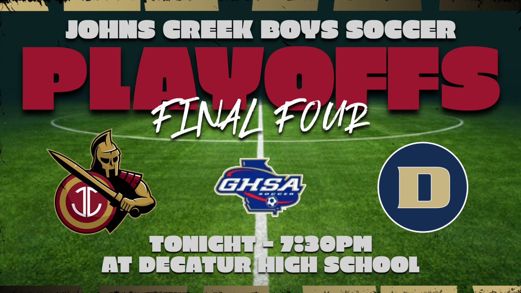 Boys Soccer Final Four Tonight at Decatur