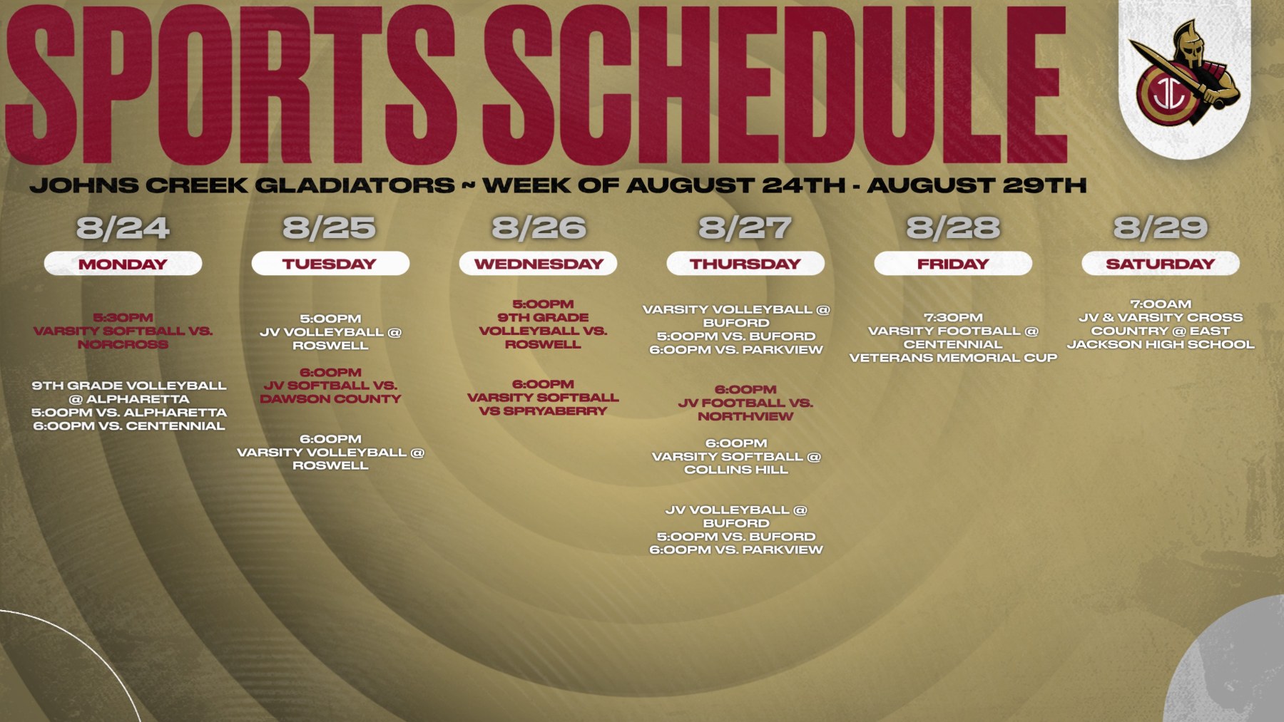 Athletics This Week