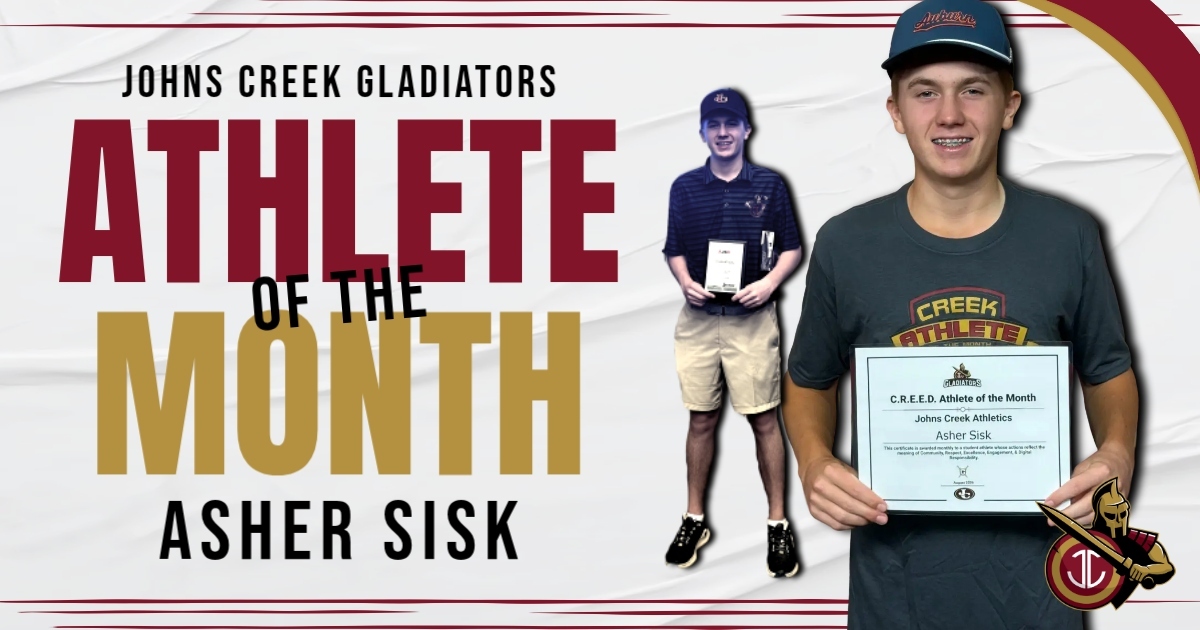 Male Athlete of the Month - Asher Sisk