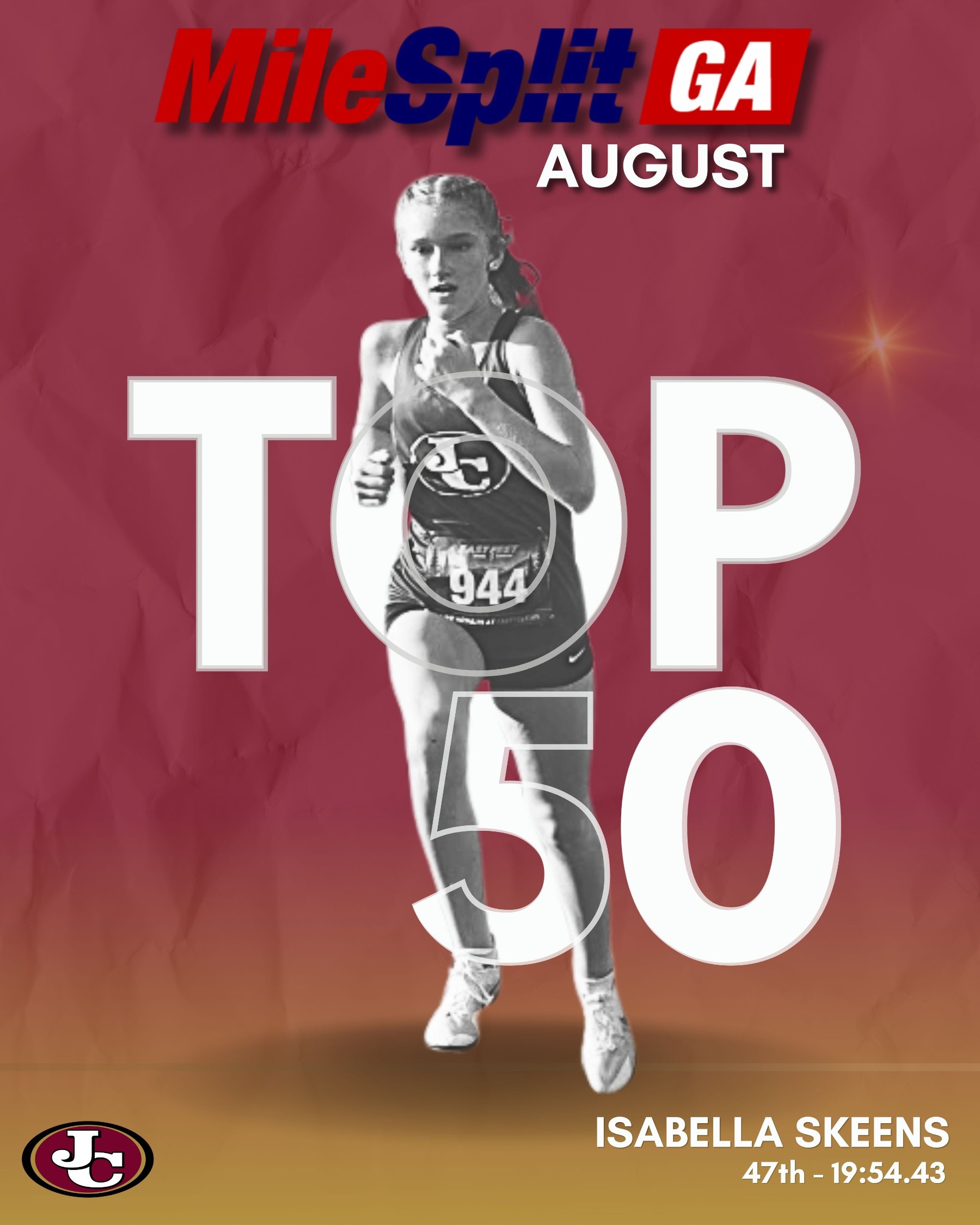 Isabella Skeens Cracks Georgia MileSplit Top 50 with Statement Run at North Georgia Championships