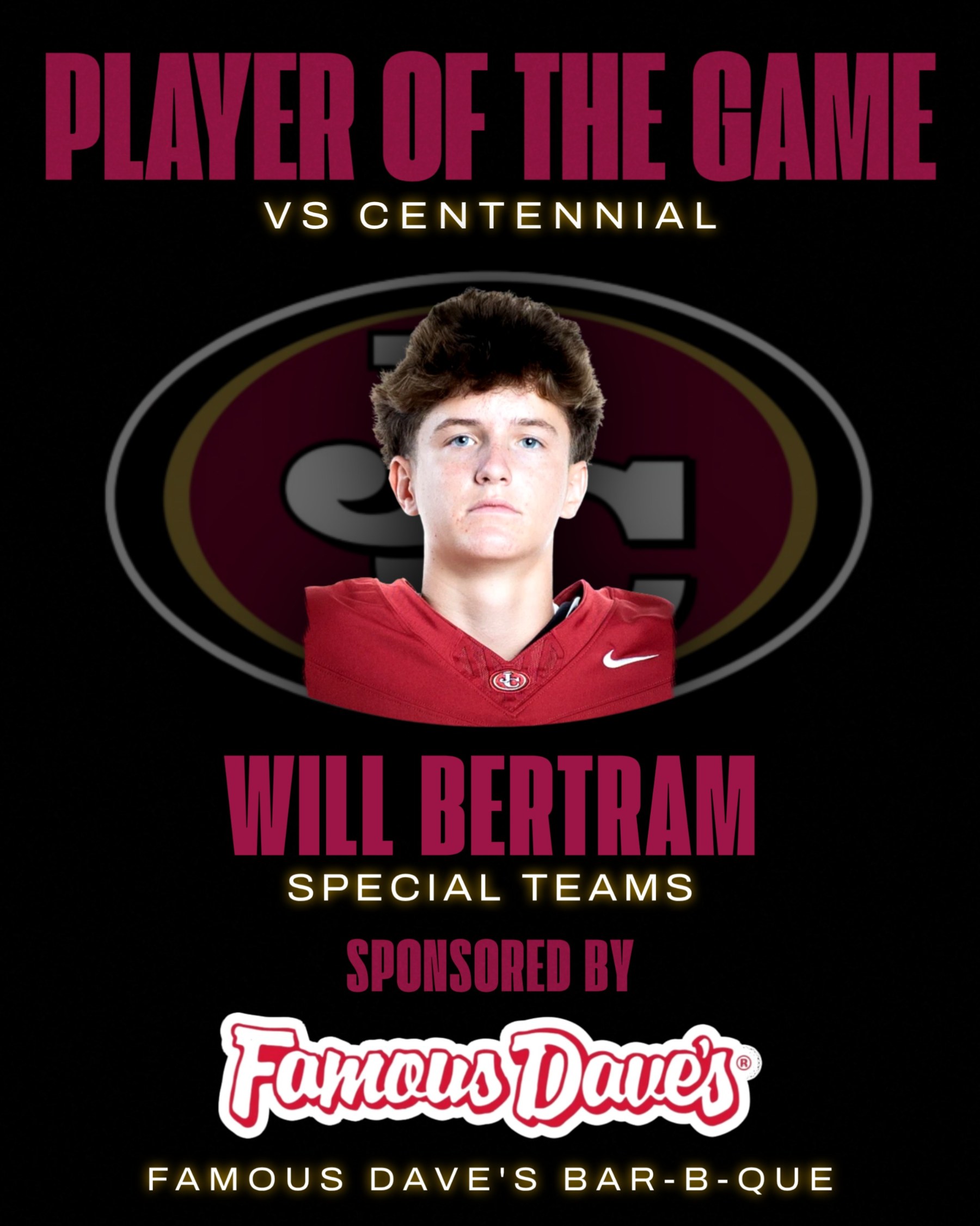 Special Teams Player of the Game vs Centennial