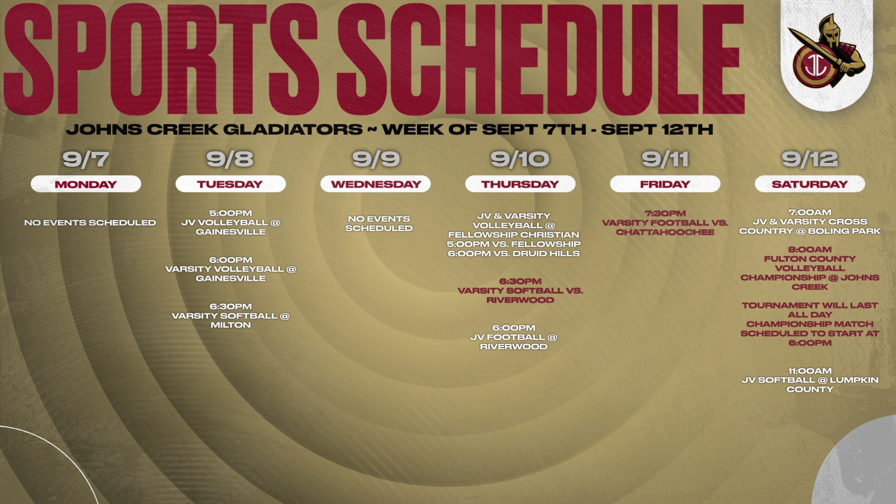 Athletics This Week