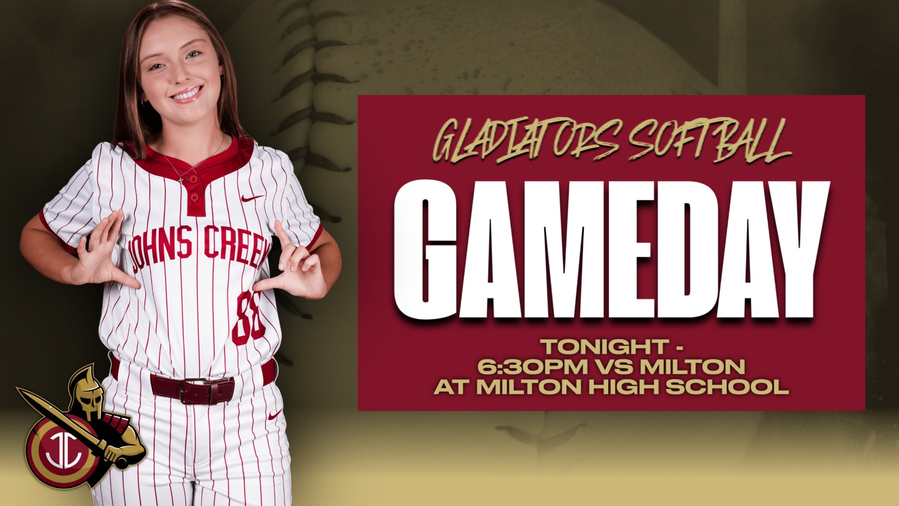 Softball Tonight at Milton