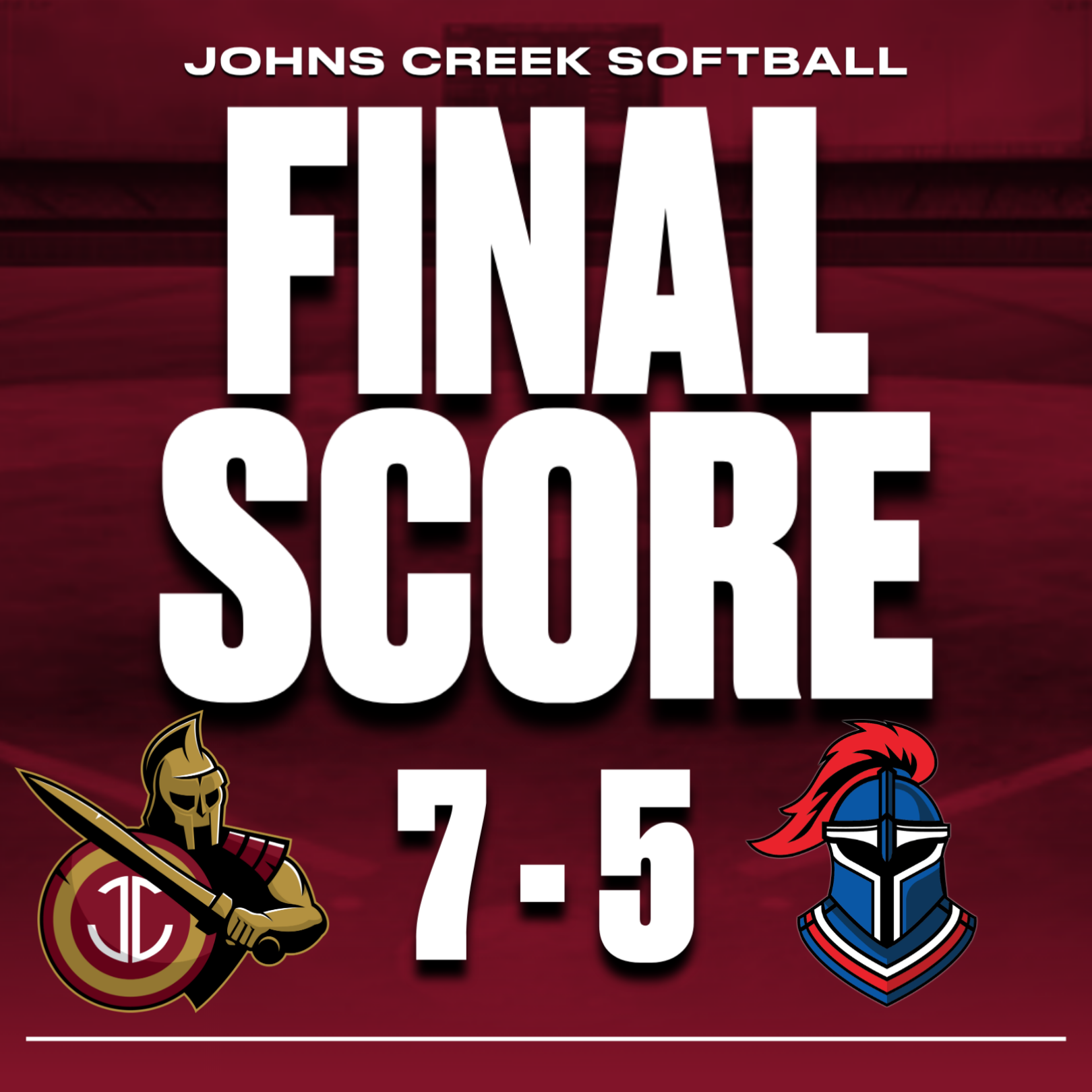 Gladiators Show Grit in 7-5 Victory Over Riverwood