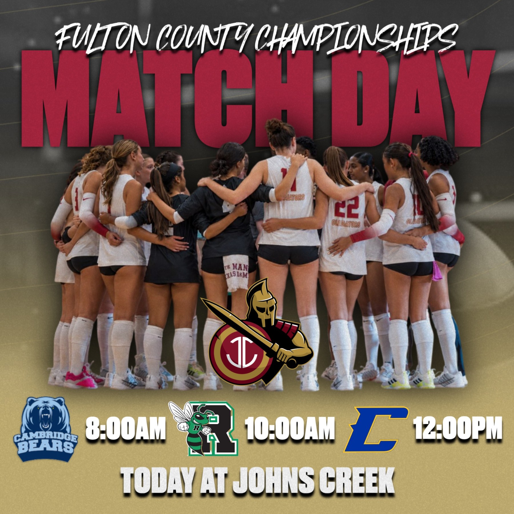 Volleyball Today at Fulton County Championships