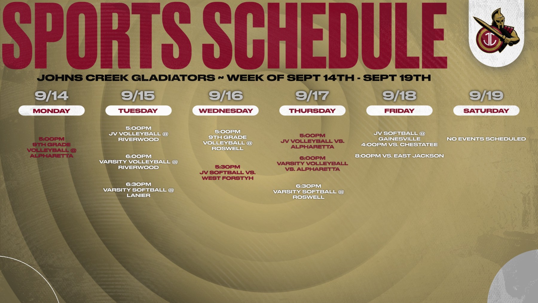 Athletics This Week