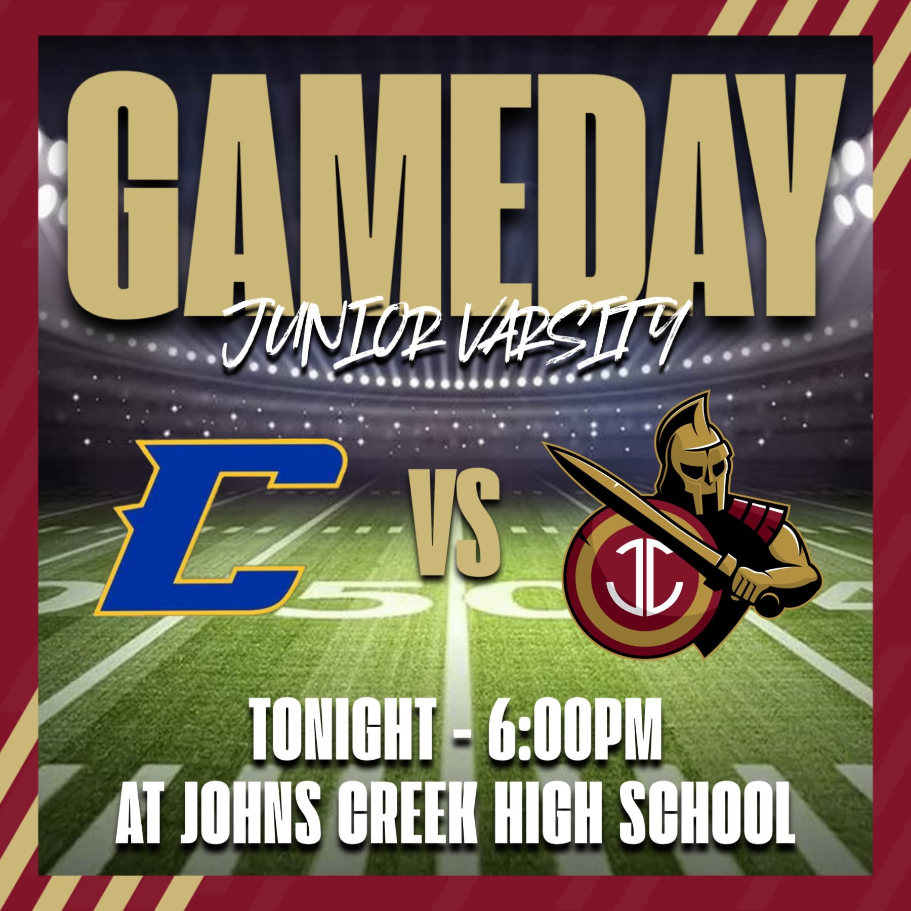 JV Football Tonight vs Chattahoochee