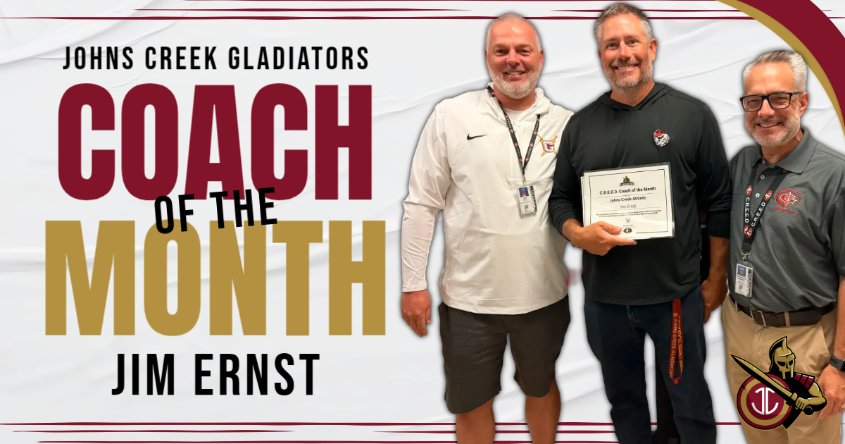 Coach of the Month - Jim Ernst