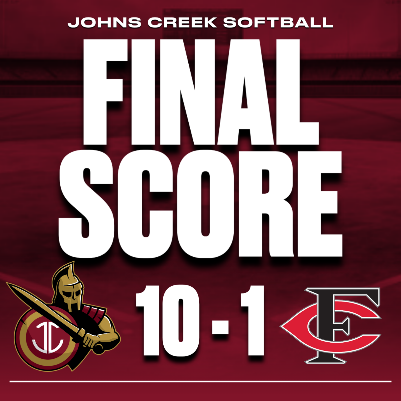 Lady Gladiators Roll Past Forsyth Central, 10-1