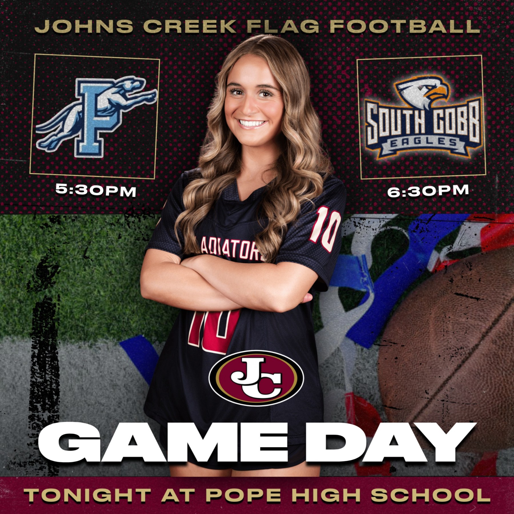 Flag Football Tonight at Pope