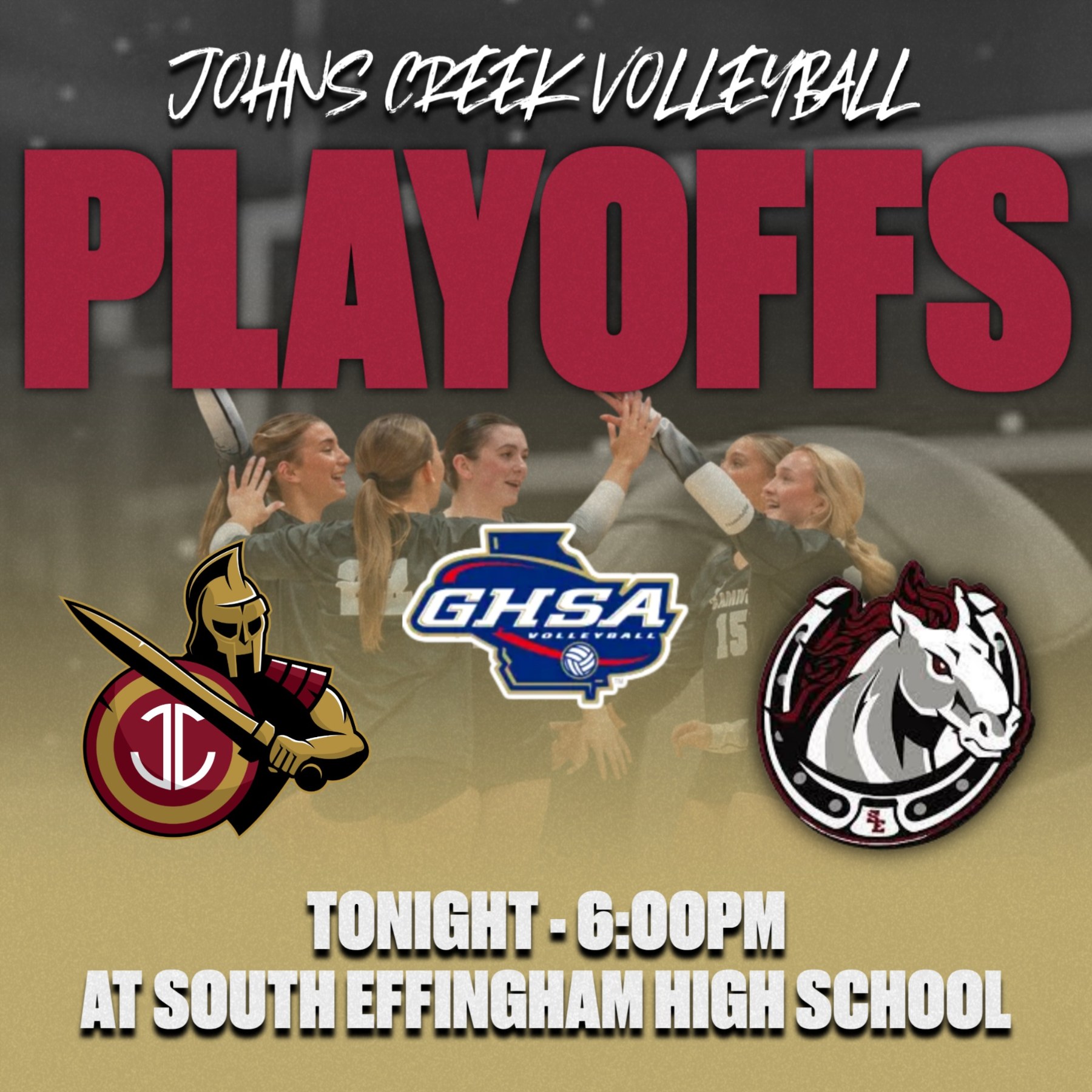 Volleyball Playoffs Tonight at South Effingham