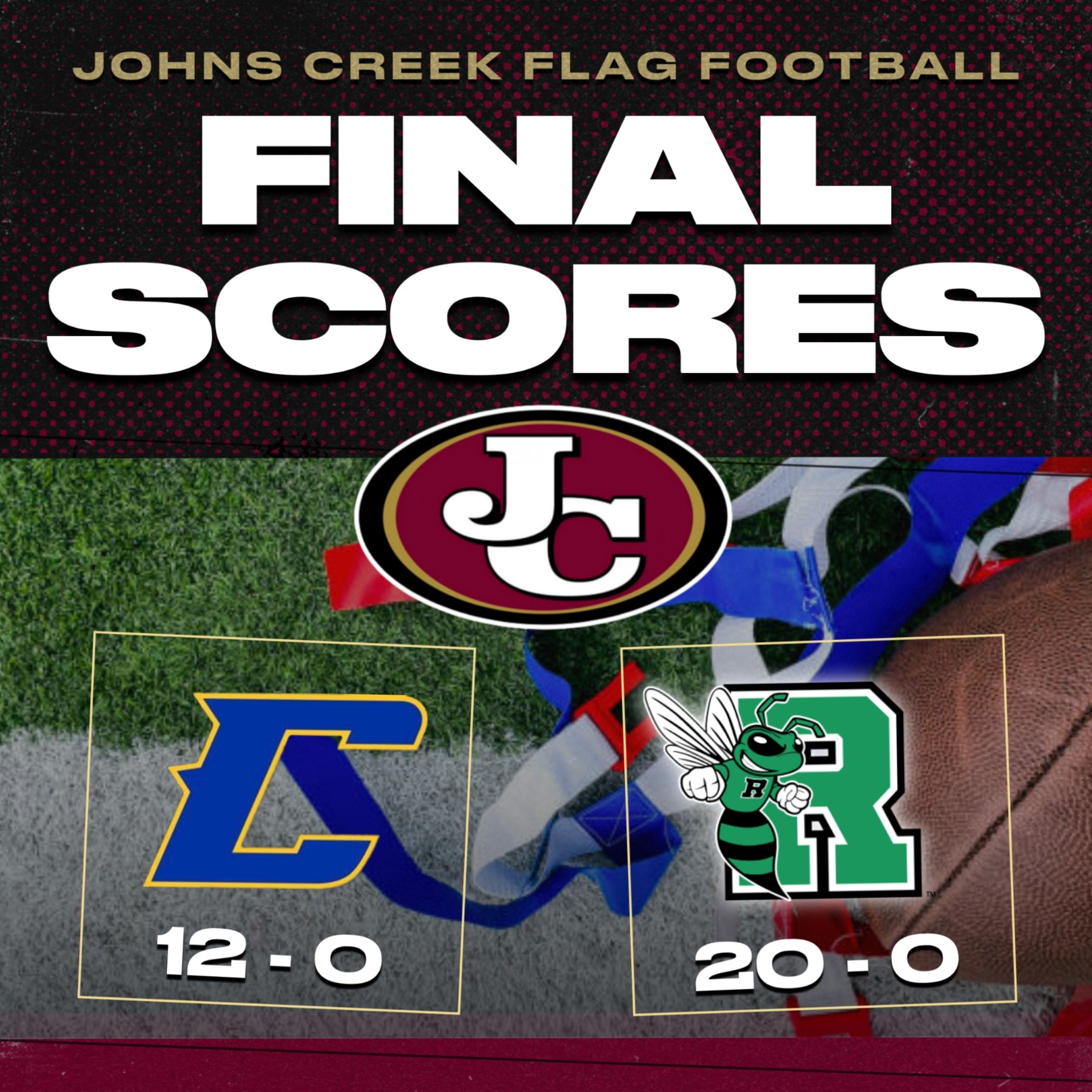 Johns Creek Flag Football Sweeps Home Opener